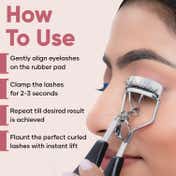 Vega Premium Eye Lash Curler for Women, Professional Lash Curling Tool (EC-02)