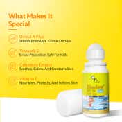 Fixderma Shadow Kids Roll On Sunscreen for SPF 50 with Golden Seaweed and Phytosterol (30 g)