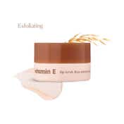 The Face Shop Vitamin E Korean Soothing Rice Lip Mask with Shea Butter for Soft, Hydrated Lips (5 g)