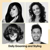 Vega Wooden Compact Hair Brush For Men And Women (R4-CB)
