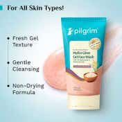 Pilgrim Korean Rice Water Hydra Glow Gel Face Wash (150 ml)