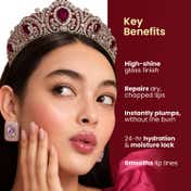 Foxtale Plumping Ceramide Lip Balm for Hydrated & Smooth Lips with Gloss Finish - Guava (3.5 ml)