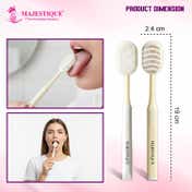 Majestique Soft Silicone Tongue Cleaner for Adults