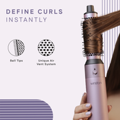 Winston 6 in 1 Hair Blow Brush Multi Styler - Purple