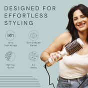 WINSTON Blow Drying Brush with Adjustable Temperature Setting 1200W - Pink (1 pc)