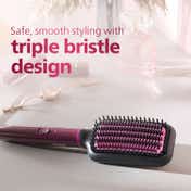 Philips BHH730-00 Hair Straightener Brush With Silk Protect Technology
