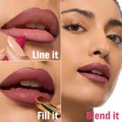 Lakme 9to5 Hya Beach Edit, Lipstick + Liner Duo SPF Matte Finish Lipstick-Afterhours Red (2 + 0.2 g)