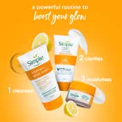 Simple Vitamin C Facial Wash, 100% Soap Free, Gentle Brightening Cleanser with Yuzu Lemon (150ml)