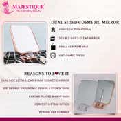Majestique Foldable Handheld Makeup Mirror