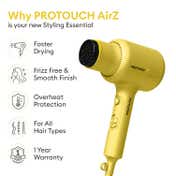 Protouch AirZ 3-in-1 Power Hair Dryer- Yellow