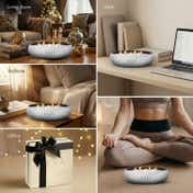 Seva Home Medley Aqua Silver Candle