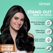 Streax Hair Colour - 1 Natural Black (70gm+50ml)