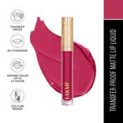 Lakme Rouge Bloom Matte Liquid Lipstick - Orchid Oomph 203 (3.5 ml)