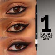 FAE BEAUTY Eye-Deal Intense Gel Kajal With Sharpener & Fine Bristle Brush Shade - Black Sesame (0.35 g)