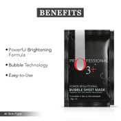 O3+ Professional Power Brightening Bubble Face Sheet Mask (30 g)