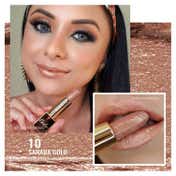 Oulac Metallic Shine Lipstick - 10-Sahara Gold (4.3 g)