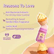Plum BodyLovin' Vanilla Vibes Deodorant Deodorant Roll-On Lactic Acid & Green Tea Extract (50ml)