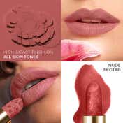 Lakme Rouge Bloom Powder Matte Bullet - Nude Nectar (4 g)
