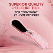 VEGA Dual-Sided Pedicure Foot File for Dead Skin Callus & Cracked Heel Remove (PD-06N)