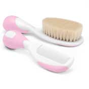 Chicco Brush And Comb Set - Pink (2 pcs)