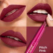 Lakme 9 to 5 Forever Matte Lip Crayon - Pitch Pink (1.1 g)