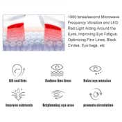 SEMINO Uplift 3D Eye Lifting Beauty Device Under Eye Massager - White