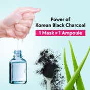 Chicnutrix Korean Black Charcoal Face Sheet Mask (23 g)