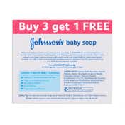 Johnson's Baby Soap Buy 3 Get 1 Free (4 Pcs)