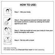 The Man Company Charcoal Lemongrass & Cinnamon Body Wash (250ml)