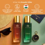 The Man Company Fresh Zesty Duo Perfume for Man, Joy and Citron (2 pcs)