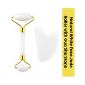 SEMINO Pearl White Gua Sha Facial Tools Set - White (2 pcs)