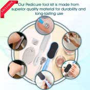 Majestique Complete Foot Care Kit with Callus Remover & Foot Filer (5 pcs)