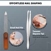 VEGA Manicure Pedicure Set Nail Scissors Grooming Kit Pack of 8 (MS-08)