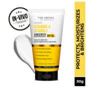 Dr. Sheth's Ceramide & Vitamin C Sunscreen SPF 50+ PA++++ In-Vivo Tested for Bright Skin (50g)