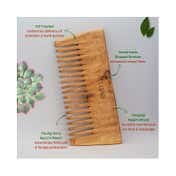 Allure Wooden Neem Comb CS-02 (1 pc)