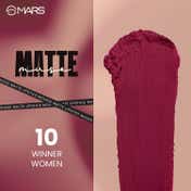 MARS Matte Muse Lipstick - 10-Winner Women  (3 ml)