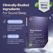 Setu Sleep Restore Melatonin 5mg Orally Dissolving Strips with Vitamin B6 for Sleep & Relaxation