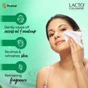 Lacto Calamine Daily Cleansing Face-Makeup Wet Wipes With Aloe Vera, Cucumber & Vitamin E-PO1 (25Pcs)