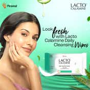 Lacto Calamine Daily Cleansing Face-Makeup Wet Wipes With Aloe Vera, Cucumber & Vitamin E-PO1 (25Pcs)