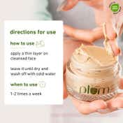 Plum Green Tea Clear Face Mask, Fights Pimples, Control Excess Oil, Unclogs Pores  (60g)