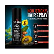 Man Arden Hair Spray Strong Hold, Styling, Nourishment With Argan Oil & Bhringraj (180ml)