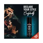 Man Arden Hair Spray Strong Hold, Styling, Nourishment With Argan Oil & Bhringraj (180ml)