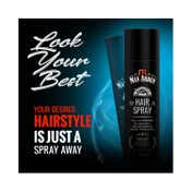 Man Arden Hair Spray Strong Hold, Styling, Nourishment With Argan Oil & Bhringraj (180ml)