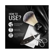 Man Arden Premium Shaving Brush With Extra Soft Bristles - Black