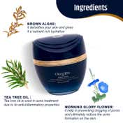 Oceglow Anti Aging Water Face Cream for Women Reduces Fine Lines Wrinkles & Dullness with Hyaluronic Acid & Tea Tree Oil (50ml)