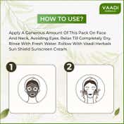 Vaadi Herbals Chandan Kesar Haldi Face Pack (120g)