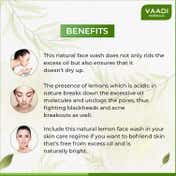 Vaadi Herbals Pure Honey Lemon With Jojoba Beads Facewash (60ml)