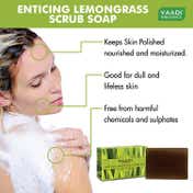 Vaadi Herbals Enticing Lemongrass Scrub Soap (75g)