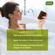 Vaadi Herbals Enticing Lemongrass Scrub Soap (75g)