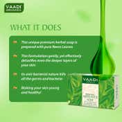 Vaadi Herbals Purifying Neem Patti Handmade Soap (75g)